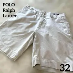 POLOポロラルフローレン　ショートパンツ　短パン　カーキ　32　L相当ハーフ