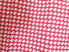布　フクロウ模様　60×115㎝
