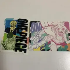 ステッカーコレクション　buddy ルフィ　ボニー　ゾロ　サンジ