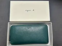 agnes b. アニエスベー　長財布　グリーン