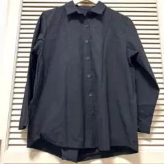 ブラック 長袖シャツ　8