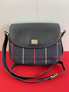 BURBERRY バーバリー ヴィンテージ ショルダーバッグ ネイビー 正規品
