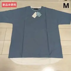 [新品]BEAMS HEART 半袖Tシャツ クールタッチ ブルー M