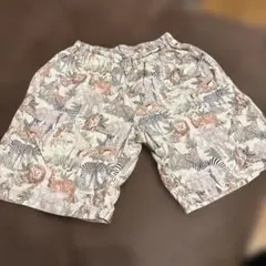 OCEAN&GROUND 140cm アニマル柄ハーフパンツ