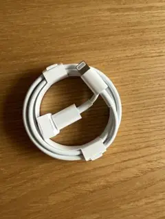 iPhone Lightning充電ケーブル ホワイト　純正
