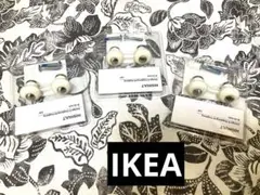 IKEA HISHULT ヒスフルト30mm ノブ 陶器 ホワイト(合計６個)