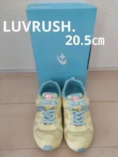 最終値下げLUVRUSH (SUPERSTAR)リボン付きスニーカー20.5㎝
