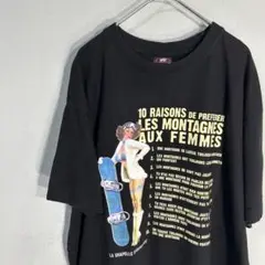 ユーロ スノボ ギャル tシャツ 90s 00s y2k OLD tee