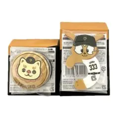 エニマイくじ ジャイアンツ D賞 アクリルカラビナ ジャビット E賞 缶バッジ