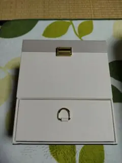 Francfranc コスメボックス ベージュ バイカラー