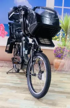 4253 電動自転車ヤマハ子供乗せ 20インチ ハイクオリティ グリーン
