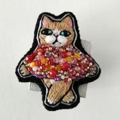 【猫刺繍】ワールドワイドニャンコ