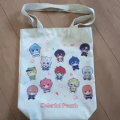 カラフルピーチ トートバッグ きゅるまる ラウンドワン 全員集合