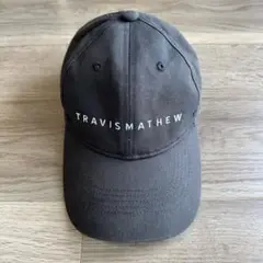 トラビスマシュー(TRAVIS MATHEW) ロゴ 刺繍 キャップ ブラック