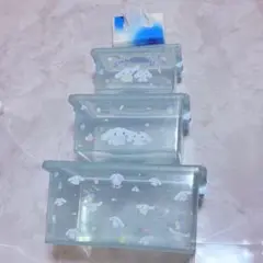 サンリオシナモロール収納ボックス 3個セット 大中小
