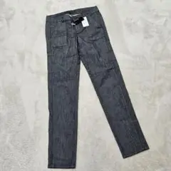 新品タグ付 22 OCTOBRE ストレート デニム パンツ【M】グレー