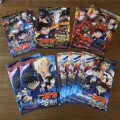前売り券特典　9枚セット 名探偵コナン 劇場版 A4クリアファイル