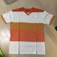 ジョーダンクレイグ　JORDAN CRAIG Tシャツ 白 オレンジ V ネックのサムネイル