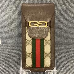 美品 グッチ ペンケース シマレザー GG柄 レザー 本革 imgrc0110976625.jpg