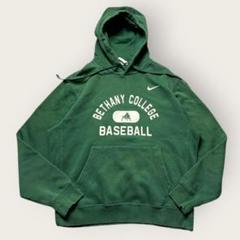 NIKE パーカー べサニー大学 カレッジロゴ スウォッシュ グリーン