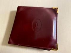 Cartier バーガンディ 二つ折り財布 - メルカリ
