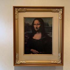 額装 絵画 モナリザ F6サイズ 大判 工芸印刷複製画