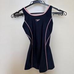 speedo ネイビー ピンク ノースリーブ水着
