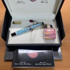 ※専用【美品/限定】　万年筆　AURORA 日月潭　字幅BB 中古)PLATINUM プラチナ 万年筆 18Kスタンダード 美巧 近代蒔絵