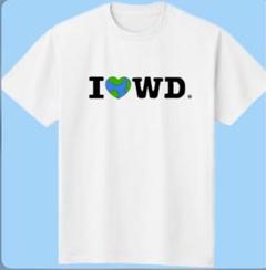 I ♥ WD デザイン Tシャツ - メルカリ