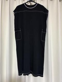 関西ファッション連合　ポケット付ロングワンピース