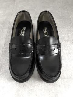 【未使用】ハルタ　HARUTA 45040 本革　ガラスレザー　23.5 黒のサムネイル