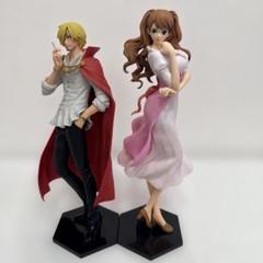 ワンピース　フィギュア　グリッターブレイブ・グラマラス　サンジ・プリン ワンピース サンジ プリン フィギュア GLITTER&BRAVE - メルカリ
