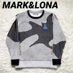 美品 MARK&LONA マークアンドロナ ニット セーター 防寒 ゴルフ