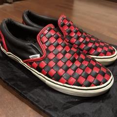 VANS 赤黒チェック ブーツ 高筒 807173436.jpg?1576808847