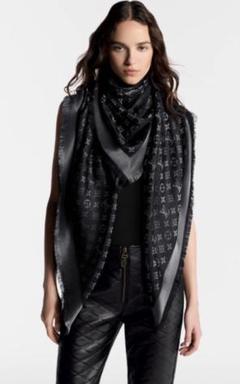 ルイヴィトン　LOUIS VUITTON 大判ストール　モノグラムデニム　シルク ショール・モノグラム デニム S00｜ルイ・ヴィトン 公式サイト