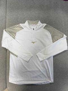 Mizuno ホワイト ゴールド ジャージ