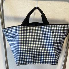 ★良品★ エルベシャプリエ ハンドバッグ ギンガムチェック柄 自立✨ Herve Chapelier（ギンガムチェック ・ トートバッグ）のフリマ