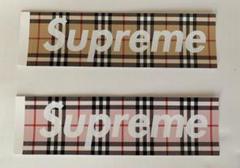 supremeステッカー　激レア　廃盤　バーバリー　限定　シール supremeステッカー 激レア 廃盤 バーバリー 限定 シール
