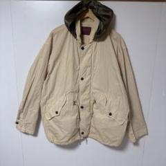 ⬜︎dezert 80s ベージュ マウンテンパーカー フード収納