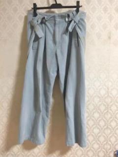 18aw dulcamara よそいきタックワイドパンツ navypreen - メルカリ
