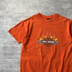 【99年アメリカ製、エンブレム】ハーレーダビットソン両面プリントTシャツ古着