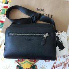 紙袋あり☆COACH/コーチ ショルダーバッグ F91484  メンズバッグ COACH コーチ バッグ ショルダーバッグ F91484 ブラック