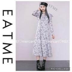 EATME イートミー フラワー 花柄 ロング ワンピース 長袖 薔薇