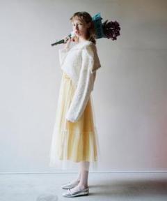うさとの服★美品★ショール★ボレロ w closet ふさふさセーラーカーディガン トップス ボレロ
