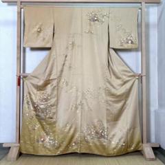 訪問着 正絹 美しい装いに 紋なし 袷 広衿 k-8298