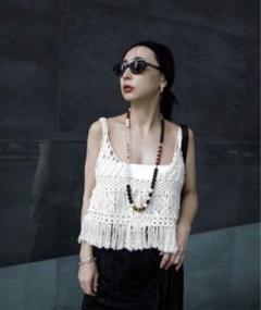 アメリMEDI 2WAY ETHNIC FRINGE KNIT BUSTIER Ameri（アメリ）の「MEDI 2WAY ETHNIC FRINGE KNIT BUSTIER