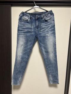 カンビオ　ケミカルアンクルイージーテーパードデニムパンツ
