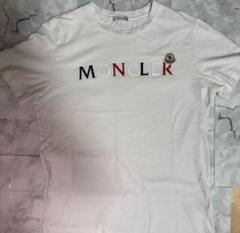 MONCLER モンクレール Tシャツ ロゴ刺繍 半袖 メンズ ホワイト
