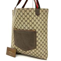 グッチ　トートバッグ　GGスプリーム　シェリーライン　肩がけ　A4　GUCCI