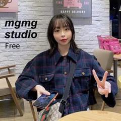 【美品】mgmgstudio チェック ジャケット 韓国 ブランド アウターのサムネイル